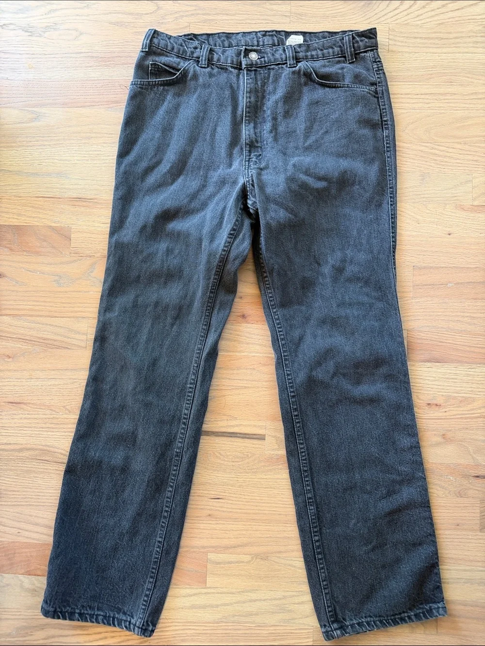 Levi’s 569 Loose Straight Black Jeans Men’s 36x32 100% Cotton